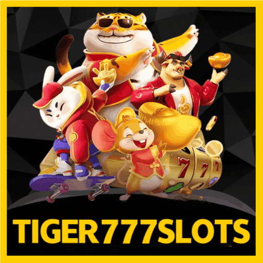 Imagem promocional da TIGER777SLOTS mostrando a plataforma e suas vantagens